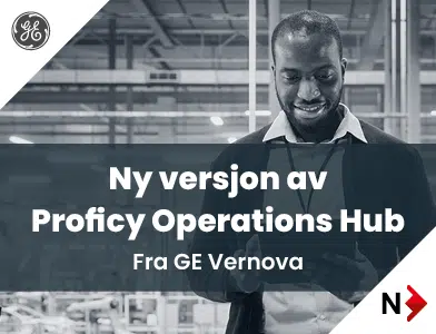 Ny versjon av Proficy Operations Hub