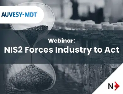 Webinar Auvesy-MDT: NIS2 tvinger industrien til å agere